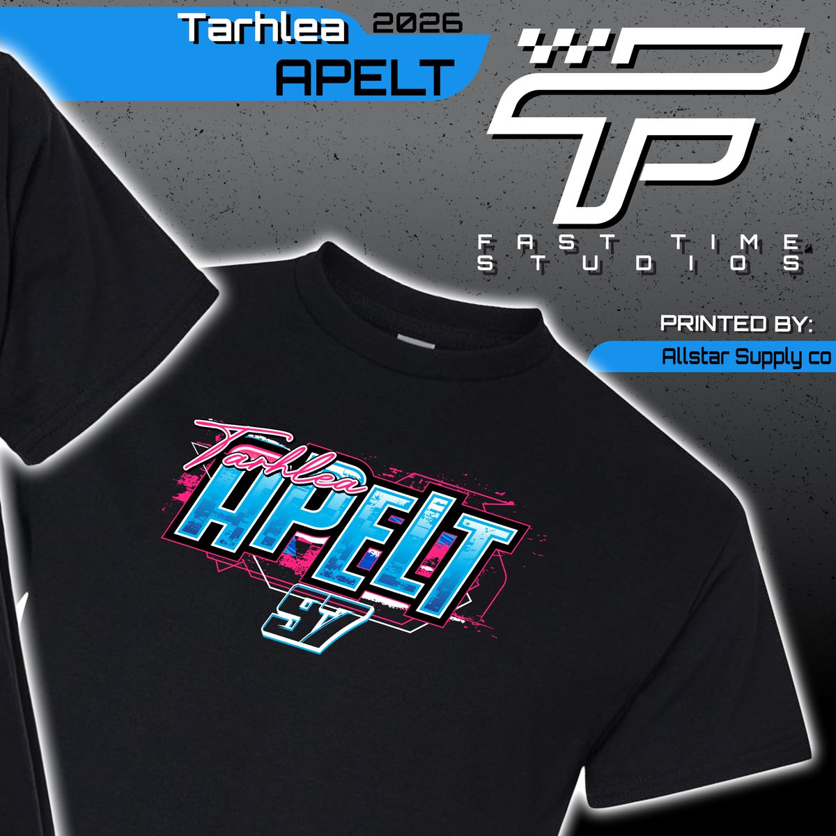 FastTimeStudios's tweet photo. Design done for @tarhlea_apelt for the new season down under. 
Pops of pinks and blues to make this one pop. 
Head over to https://t.co/1MyUx8mGu3 to order yours (probably only available in Australia) https://t.co/VYn3SsrcKU