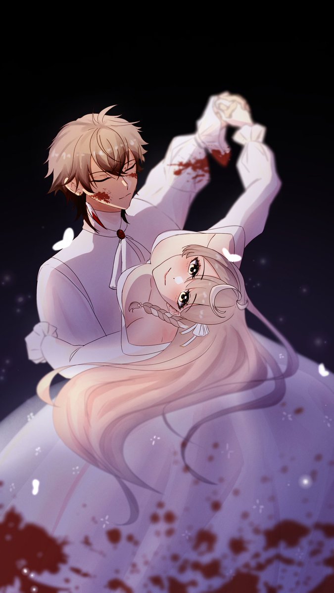 korichii_'s tweet photo. #Nijitober26 Day 1: oshi(s)

"There's just something really alluring about red on white."

#RyomArt #Klaratelier https://t.co/F9WlRV69XC