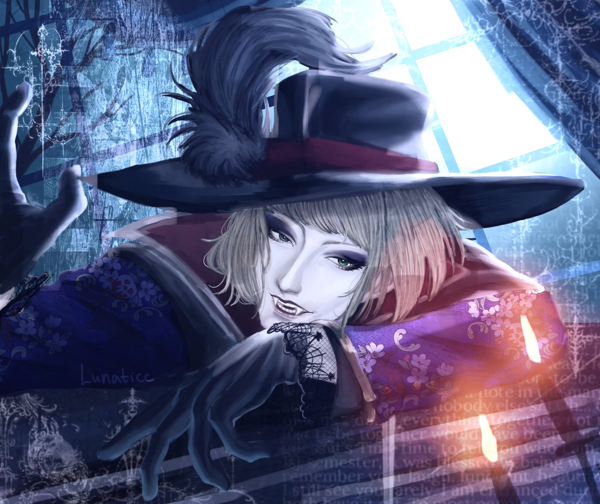 Lunaticc15's tweet photo. Vampire rook!! 🩸 in full!! https://t.co/7j0vOQmFGy