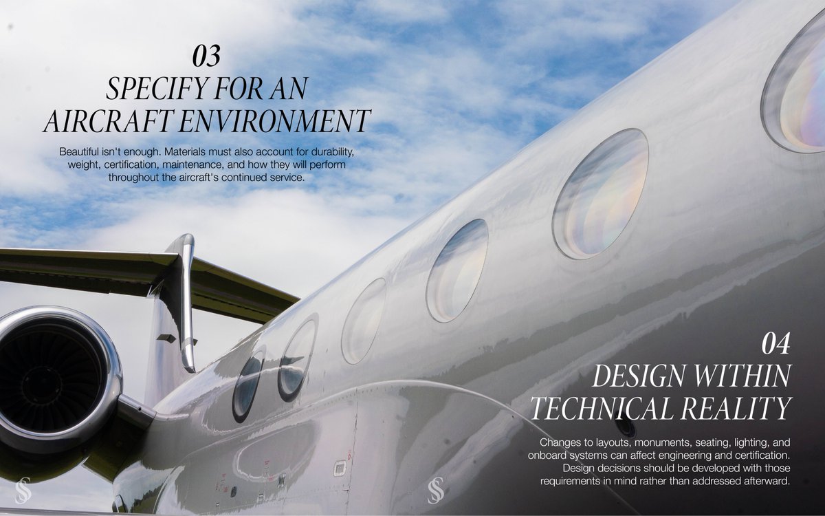 sarahlarranaga's tweet photo. Modernizing an aging private jet cabin goes far beyond replacing finishes.
Layout, technology, materials, engineering and long-term functionality all play a role in bringing an aircraft forward while protecting its performance and value.
#AircraftModernization #PrivateJetDesign https://t.co/TzcMVmZJ8o