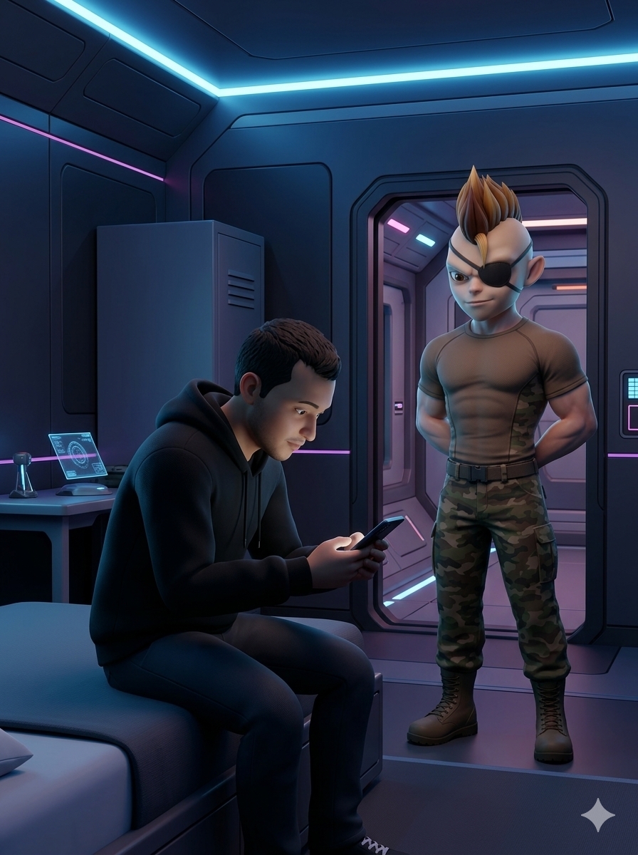 MichaelLeiva20's tweet photo. Michael Leiva y el instructor Nick Carttel. #viral #michaelleiva #ia #ai #google #chile #latinoamerica #latinos #cute #twitterx #google #fotoviral #imagenes #cyberpunk #neon https://t.co/l7P5NbKVEE