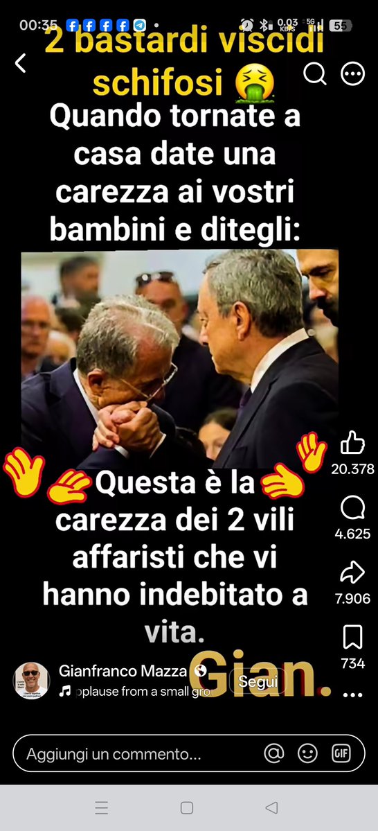 FioriChiea's tweet photo. @Ardito98731919 Sig Conte e governo PD vi vedo tutti in galera e anche i magistrati che hanno supportato siete dei maledetti assassini dovete pagare i danni a tutti i vaccinati e i povere morti oltre alla galera pagate i danni di tasca vostra https://t.co/Qj0Iv9RqK6
