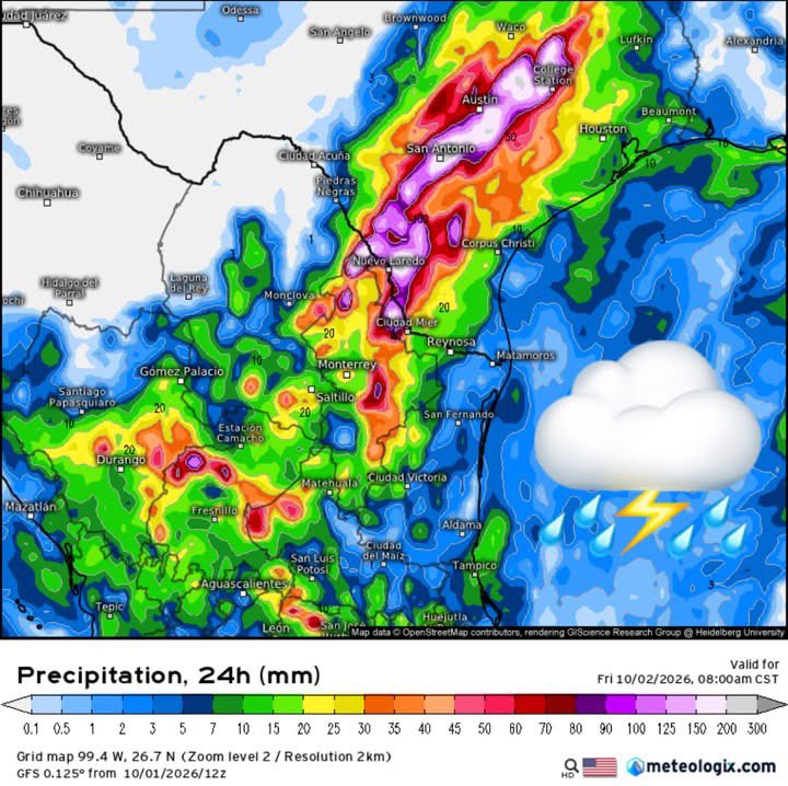 InfoMeteoro's tweet photo. 🔴⛈️ACTUALIZACIÓN mantiene lluvias y tormentas muy fuertes en el noreste, Bajío, centro, sur, oriente y parte del sureste/occidente próximas 6-12 horas

⚠️ATENTOS NL, Tamps, Sin, Dgo, SLP, Ags, Nay, Gto, Qro, Hgo, EdoMex, CDMX, Mor, Pue, Tlax, Ver, Oax, Chis, Camp, Yuc https://t.co/nzialPapKZ