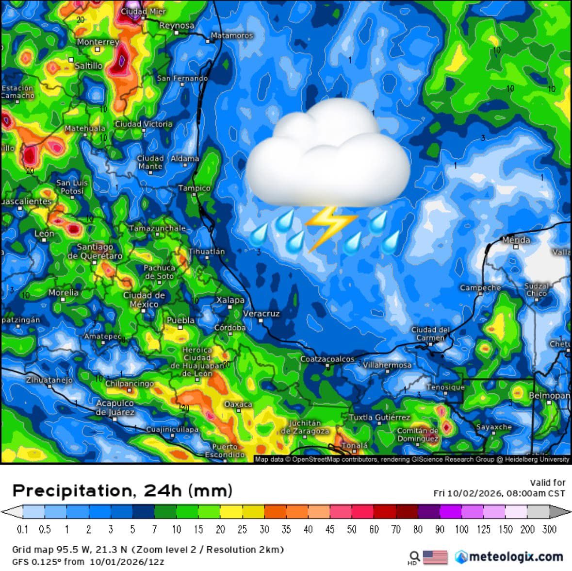 InfoMeteoro's tweet photo. 🔴⛈️ACTUALIZACIÓN mantiene lluvias y tormentas muy fuertes en el noreste, Bajío, centro, sur, oriente y parte del sureste/occidente próximas 6-12 horas

⚠️ATENTOS NL, Tamps, Sin, Dgo, SLP, Ags, Nay, Gto, Qro, Hgo, EdoMex, CDMX, Mor, Pue, Tlax, Ver, Oax, Chis, Camp, Yuc https://t.co/nzialPapKZ