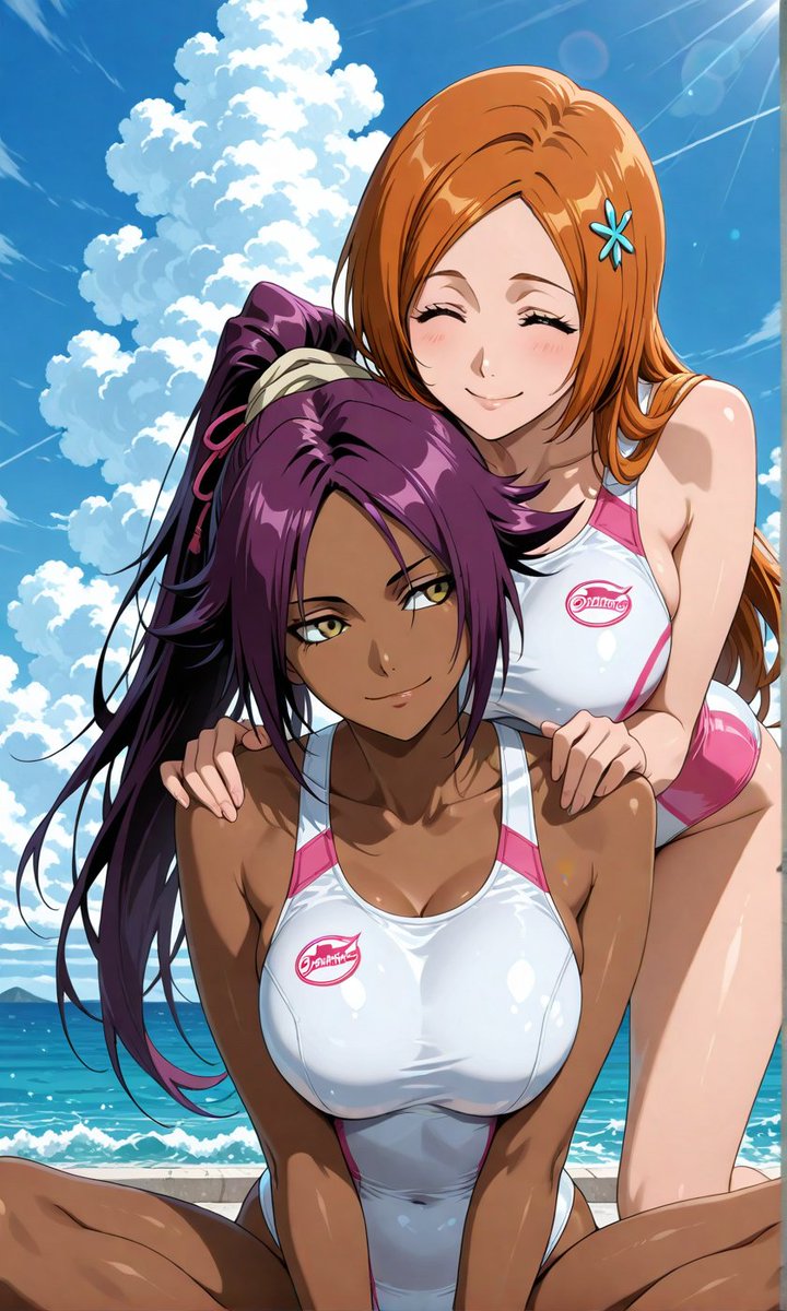 an2custom's tweet photo. 四楓院夜一 /  Yoruichi Shihouin
井上織姫 / Orihime Inoue

調子にのってあげまくるとまたバンがくるかも

#BLEACH
#AIイラスト #pixai https://t.co/1vKtGPubFO