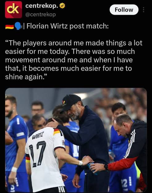 donsaudi44's tweet photo. Klopp has unlocked Florian Writz potential. I hope Andoni Iroala knows what to do now to unleash the full potential of this guy....

Imagine people think Cherki is better than him just because our coaches are unable to utilize his potential. https://t.co/ma7aMfzag5