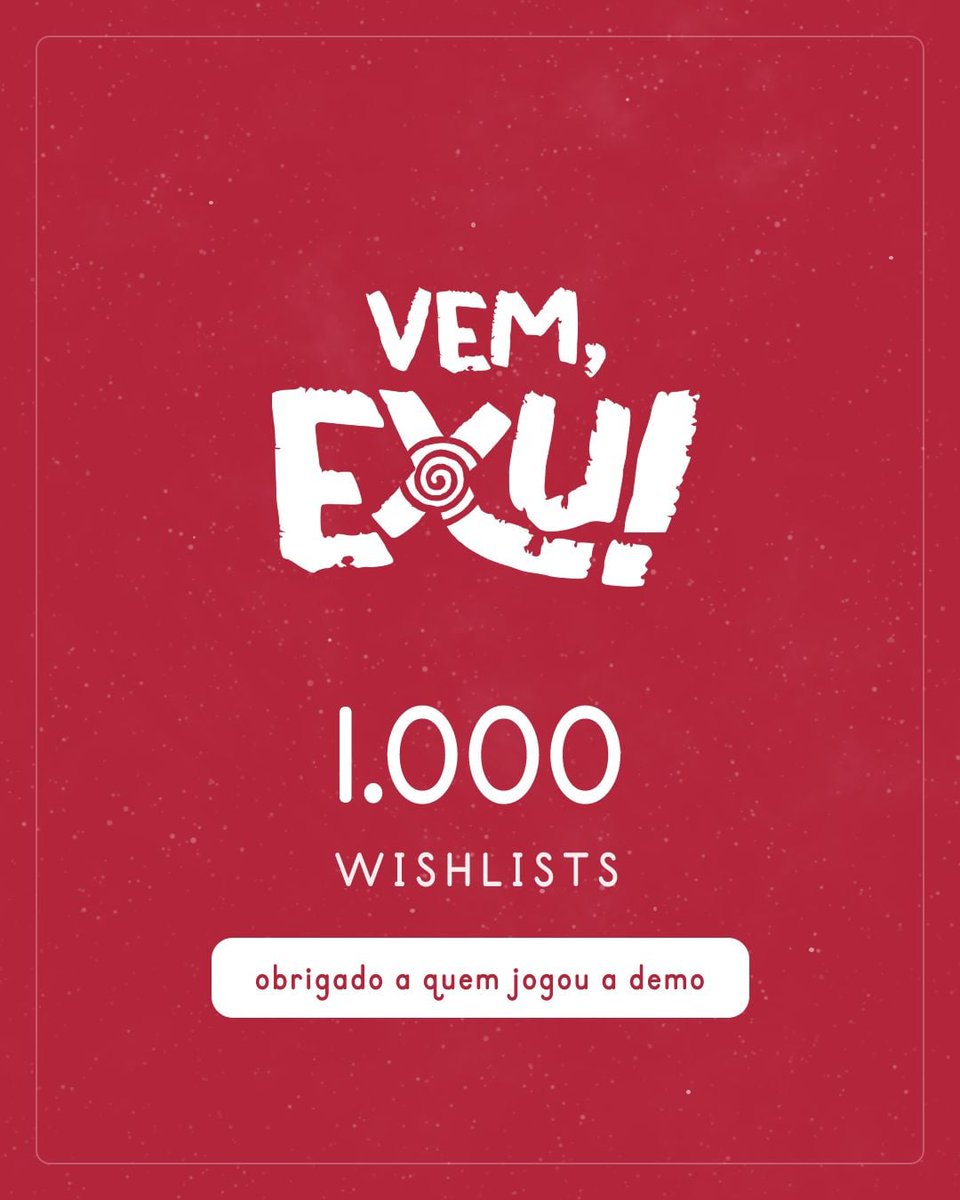 tejoestudio's tweet photo. 1,000 people have wishlisted Vem, Exu on Steam. an interactive woodcut story with no run button, about grief and anger. seeing a thousand people want to play this before launch hits deep. thank you to everyone who tried the demo. https://t.co/6Q3yOHEf3a