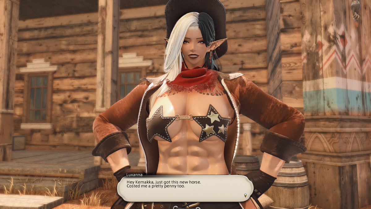 LuxV_FFXIV's tweet photo. That's indeed a Pretty Derby

#FFXIVGPOSE | #GPOSERSLEWD | #Elezen https://t.co/lv8iSwygFl