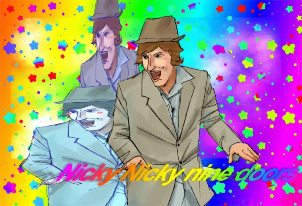 horseyposting's tweet photo. webmatt rainbow homunculus clones yeah i dont know what this is either #ntbts https://t.co/2eS9cD7Xr8