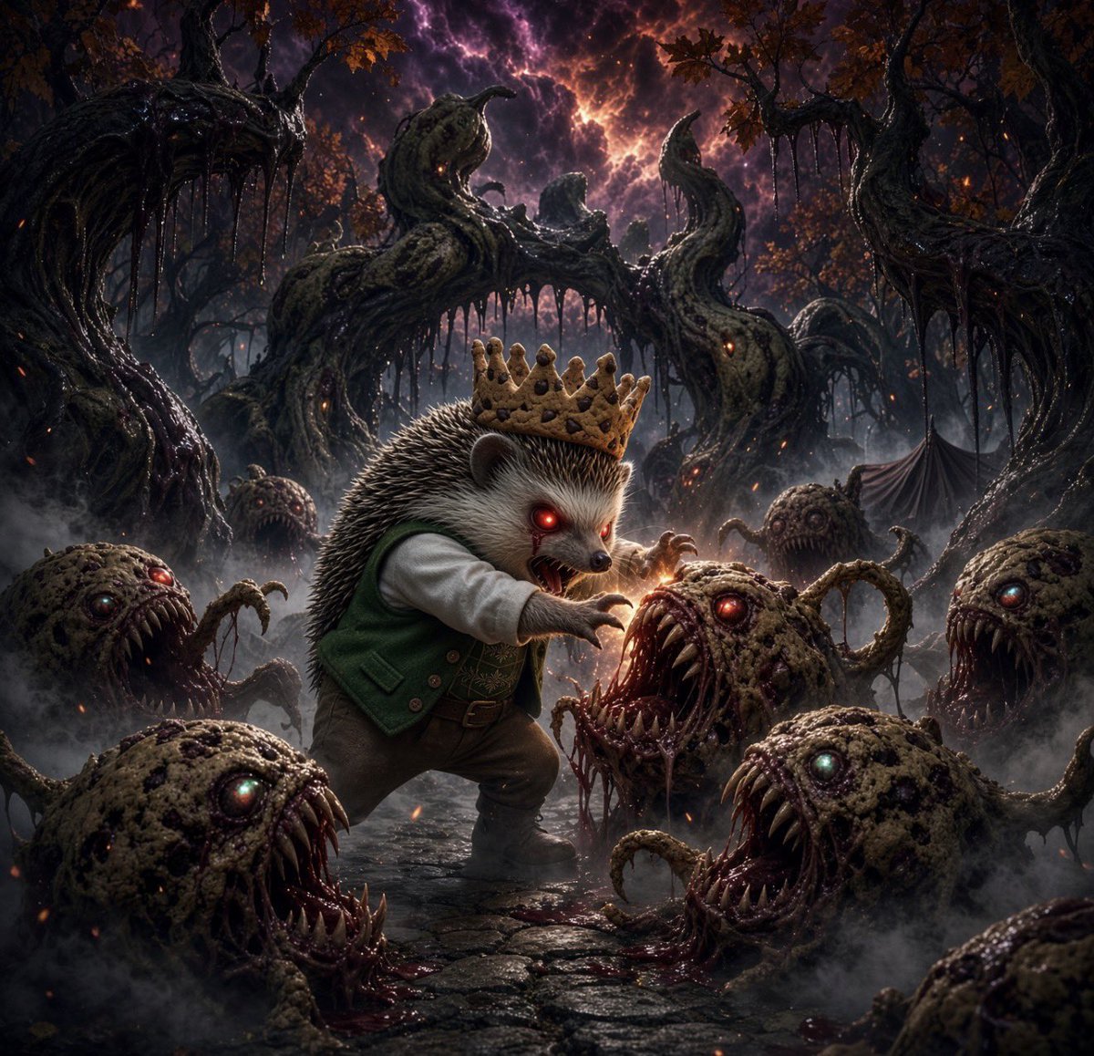 HasnHedgehog's tweet photo. Today is Themed Thursday 

Theme: Animals or your Avatar as an Eldritch horror. https://t.co/dTsSWAyIh4