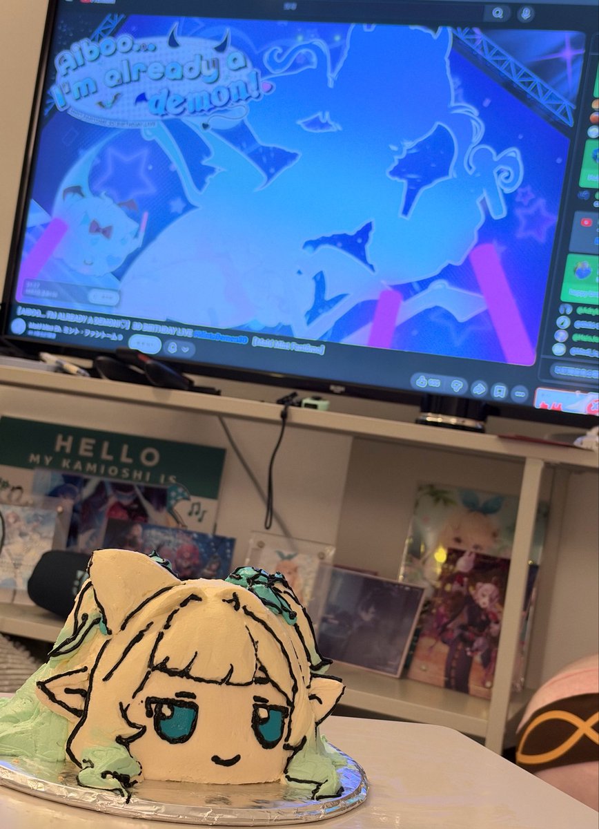 Balabababa0712's tweet photo. Happy Birthday Minto!!!!!!!🎂🎂🎂
I made a minto cakie!!✨💚
We’re readyyyyyyyyy!!!!!!!!!
#MintoDemon3D #Fantography https://t.co/IfDi98y435
