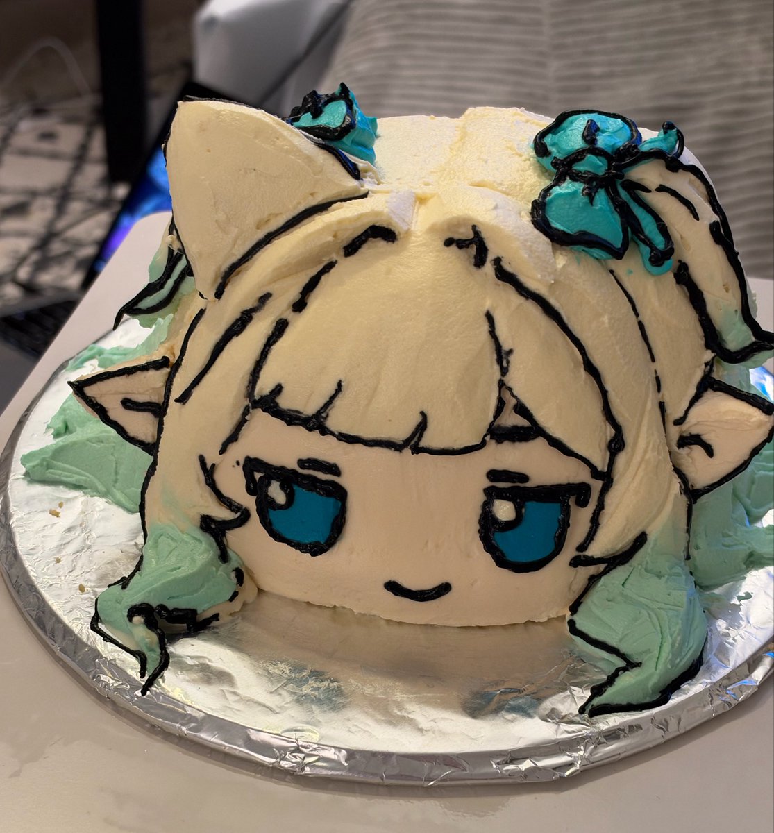 Balabababa0712's tweet photo. Happy Birthday Minto!!!!!!!🎂🎂🎂
I made a minto cakie!!✨💚
We’re readyyyyyyyyy!!!!!!!!!
#MintoDemon3D #Fantography https://t.co/IfDi98y435
