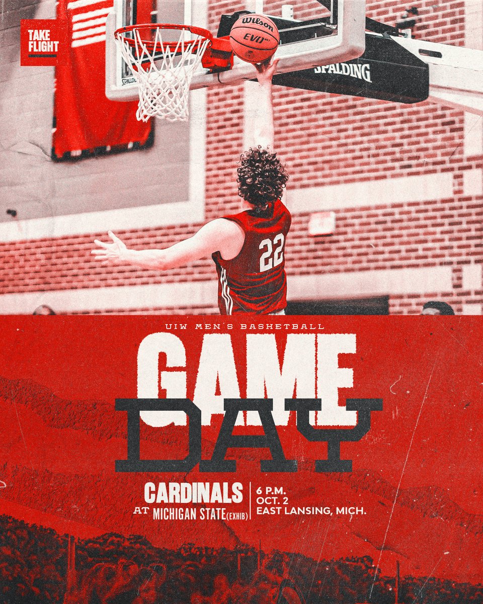 UIWMBB's tweet photo. A Big Ten power awaits in our first preseason tune-up!

📍East Lansing, Mich.
🕐 6 p.m. CST

#TakeFlight | #TheWord https://t.co/clU04aygKj