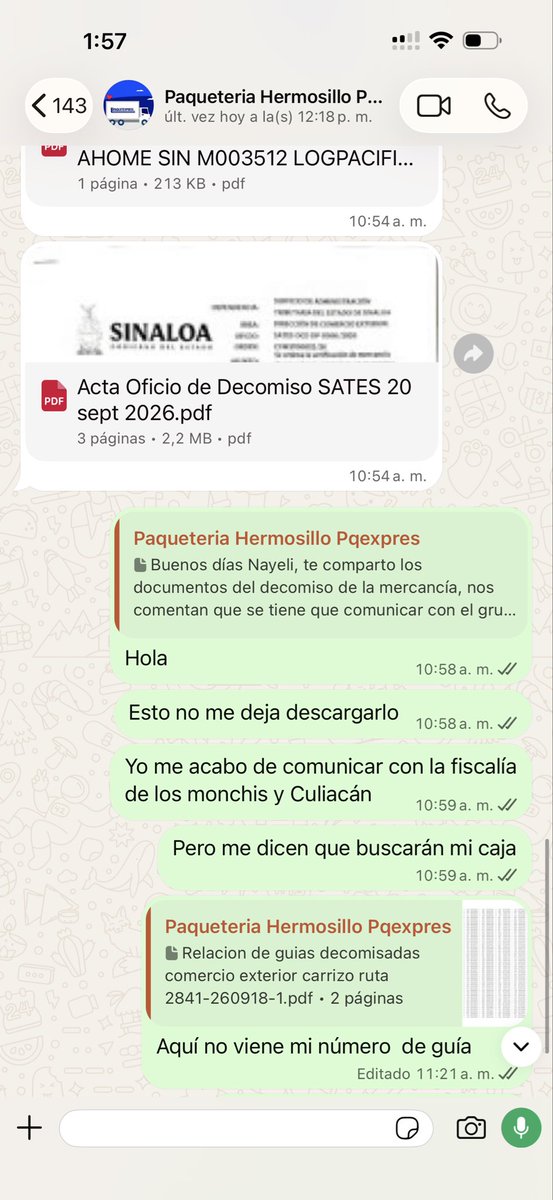 nayelir52377078's tweet photo. Vengo a pedir pedir apoyo de las redes sociales para poder tener una solución a un ROBO en que está realizando @Paquetexpress 
El día 18 de septiembre a las 16:14 horas dejé mi caja en la sucursal de Hermosillo, me relizaron mi documentación; hasta ahí todo excelente
Las cosas co https://t.co/iQUEbXRvet