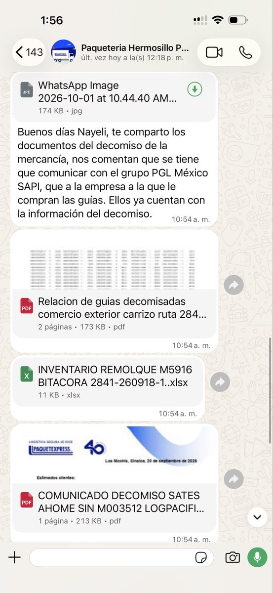 nayelir52377078's tweet photo. Vengo a pedir pedir apoyo de las redes sociales para poder tener una solución a un ROBO en que está realizando @Paquetexpress 
El día 18 de septiembre a las 16:14 horas dejé mi caja en la sucursal de Hermosillo, me relizaron mi documentación; hasta ahí todo excelente
Las cosas co https://t.co/iQUEbXRvet