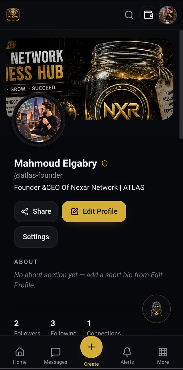 NexarNetwork's tweet photo. The Founder is now inside ATLAS. 🟡
This isn’t just a profile.
It’s the beginning of a new way to connect People, Business, Commerce, Payments & Technology in one ecosystem.
Meet Mahmoud Elgabry — Founder & CEO of Nexar Network, directly from inside ATLAS.
.
https://t.co/Vq9xeu1kN1
.
One ecosystem. One identity. One connected experience.
Welcome to ATLAS. ⚡