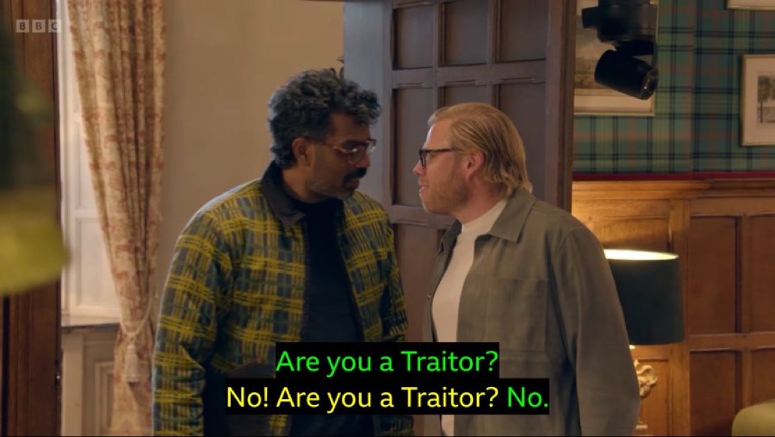 esnysofia's tweet photo. Tell me why they didn’t make these two traitors because that would of been   I C O N I C 

#CelebrityTraitors #Traitors #TraitorsUK https://t.co/AJipW8gyoE