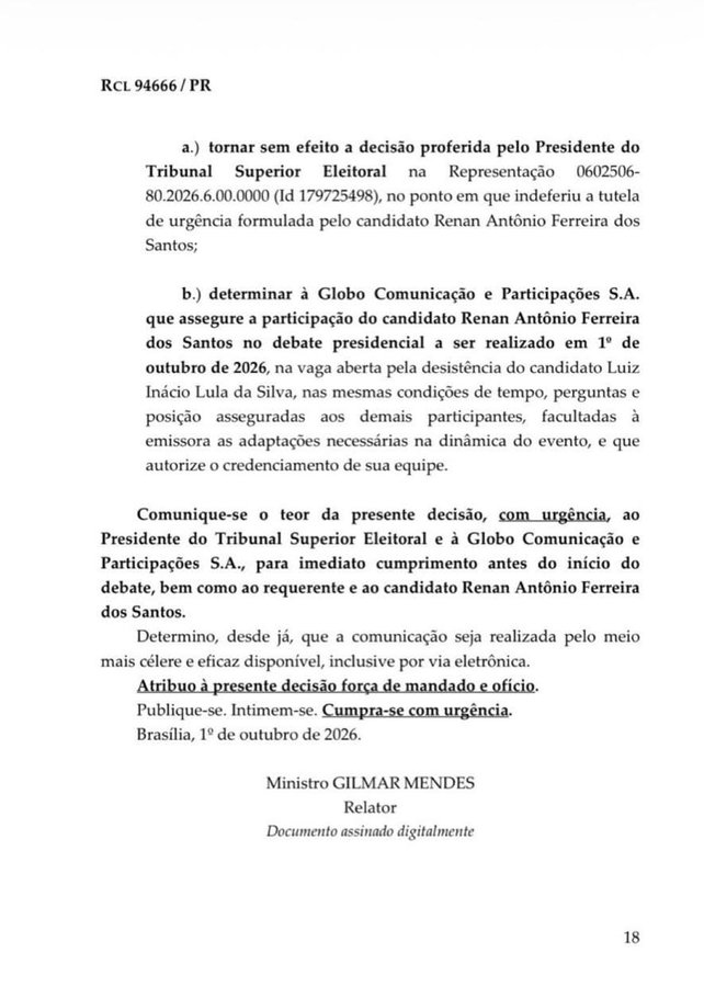 drpaulofaria22's tweet photo. Está aí a decisão do GOLPE!!!!!
GILMAR GOPISTA! https://t.co/39AhaLDrtM