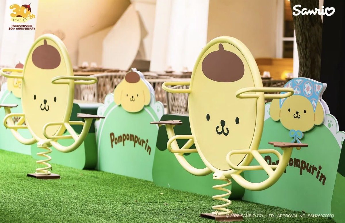 sanrio_fan_jp's tweet photo. 🌟💛【 海外イベント情報 】💛🌟

中国・上海にてポムポムプリンの「Pompom時刻」イベントが開催中🍮✨
クロワッサンの滑り台や大きな気球バルーンなど、ゆるくて可愛いフォトスポットが満載です📸💛

🗓️9月29日〜10月11日
📍上海浦東・EKA天物 玫瑰園

🍮✨🍮✨🍮✨🍮✨🍮
#ポムポムプリン #サンリオ https://t.co/gm27FGUanC