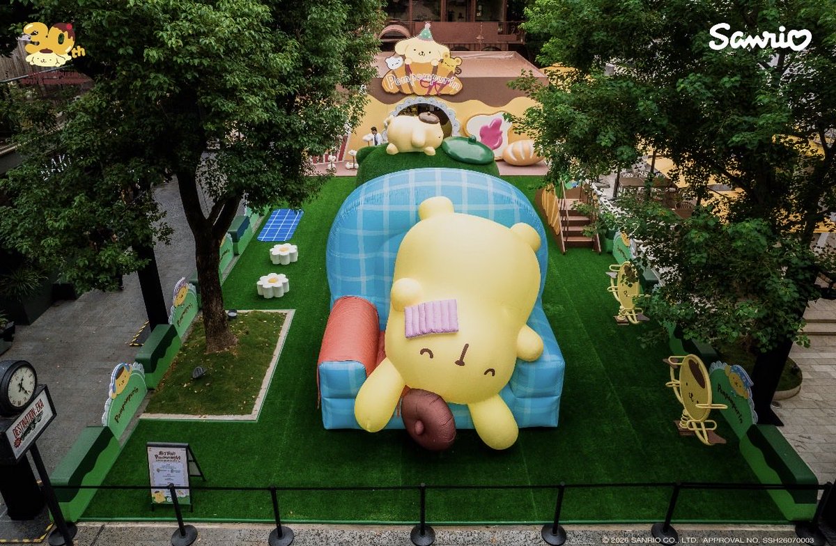 sanrio_fan_jp's tweet photo. 🌟💛【 海外イベント情報 】💛🌟

中国・上海にてポムポムプリンの「Pompom時刻」イベントが開催中🍮✨
クロワッサンの滑り台や大きな気球バルーンなど、ゆるくて可愛いフォトスポットが満載です📸💛

🗓️9月29日〜10月11日
📍上海浦東・EKA天物 玫瑰園

🍮✨🍮✨🍮✨🍮✨🍮
#ポムポムプリン #サンリオ https://t.co/gm27FGUanC