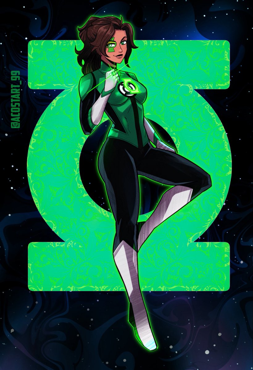 Acostart_99's tweet photo. Jessica Cruz addition for my Hispanic heritage month cover! She is of Honduran descent 🇭🇳 I’m so close to done with the whole thing I’m thinking next week lol 😆 
#dccomics https://t.co/IJTdbm8Soq