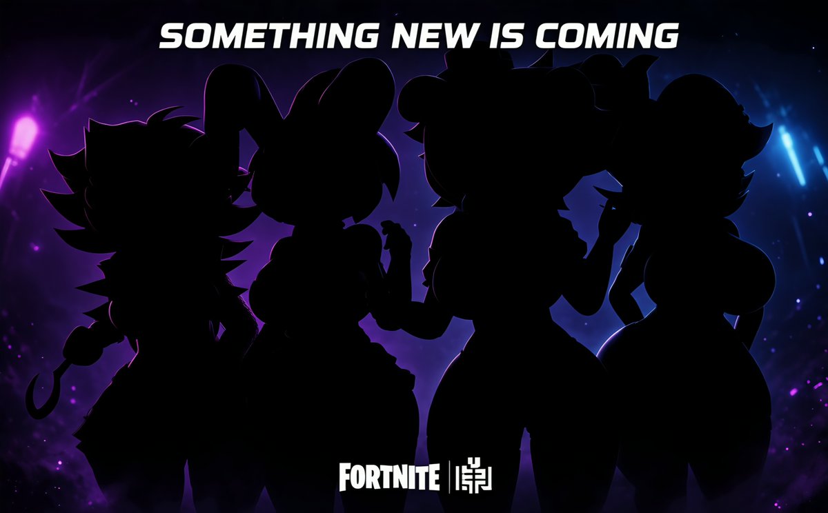 OfficialW_C's tweet photo. @Fortnite just posted and deleted this...
"Somethings New
Somethings Old...."
#FNAF #Fortnite #leaks https://t.co/mv5nJrQCh2