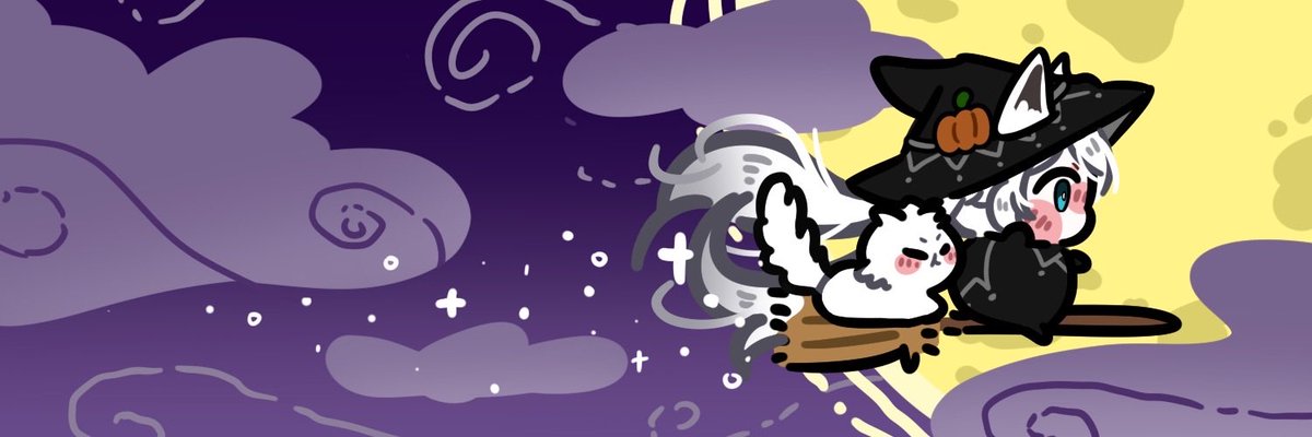 DireWolfVTuber's tweet photo. Happy Spooky Season 🎃🦇🕯️ https://t.co/VaiyeM4MsO
