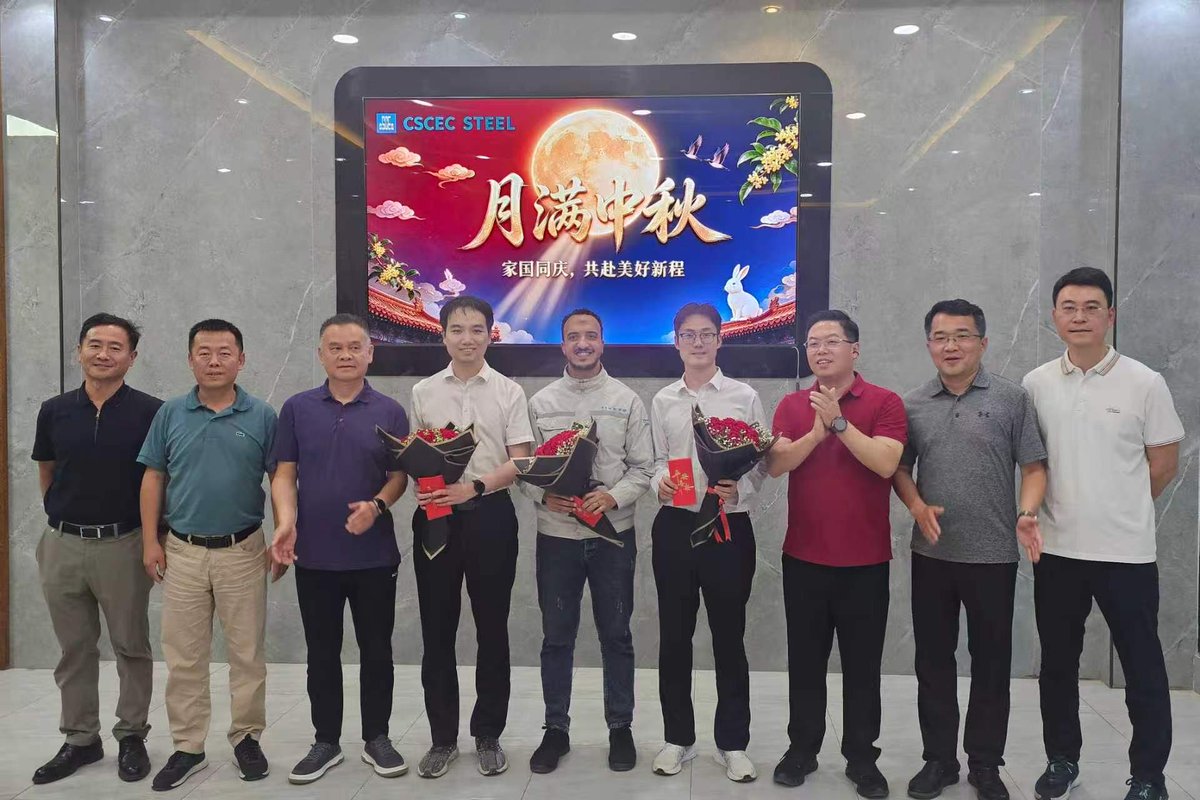 CSCEC_STEEL's tweet photo. Celebrating the Mid-Autumn Festival!

Our team had a great time making traditional mooncakes together, sharing a fun cultural experience and memorable moments.

中秋快乐！🌕🥮

#MidAutumnFestival #Mooncake #ChineseCulture https://t.co/egPNIdFWko