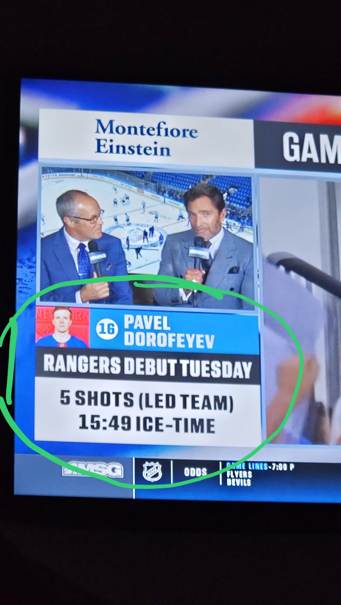 WhalefanTV's tweet photo. If you are betting the Rangers anytime right now, you need to be paying attention to this stat.

Dorofeyev needs to average 5 shots a game. I dont see it any other way. The books are handing you this, jump on it! #NYR https://t.co/bDe9FqNj4u