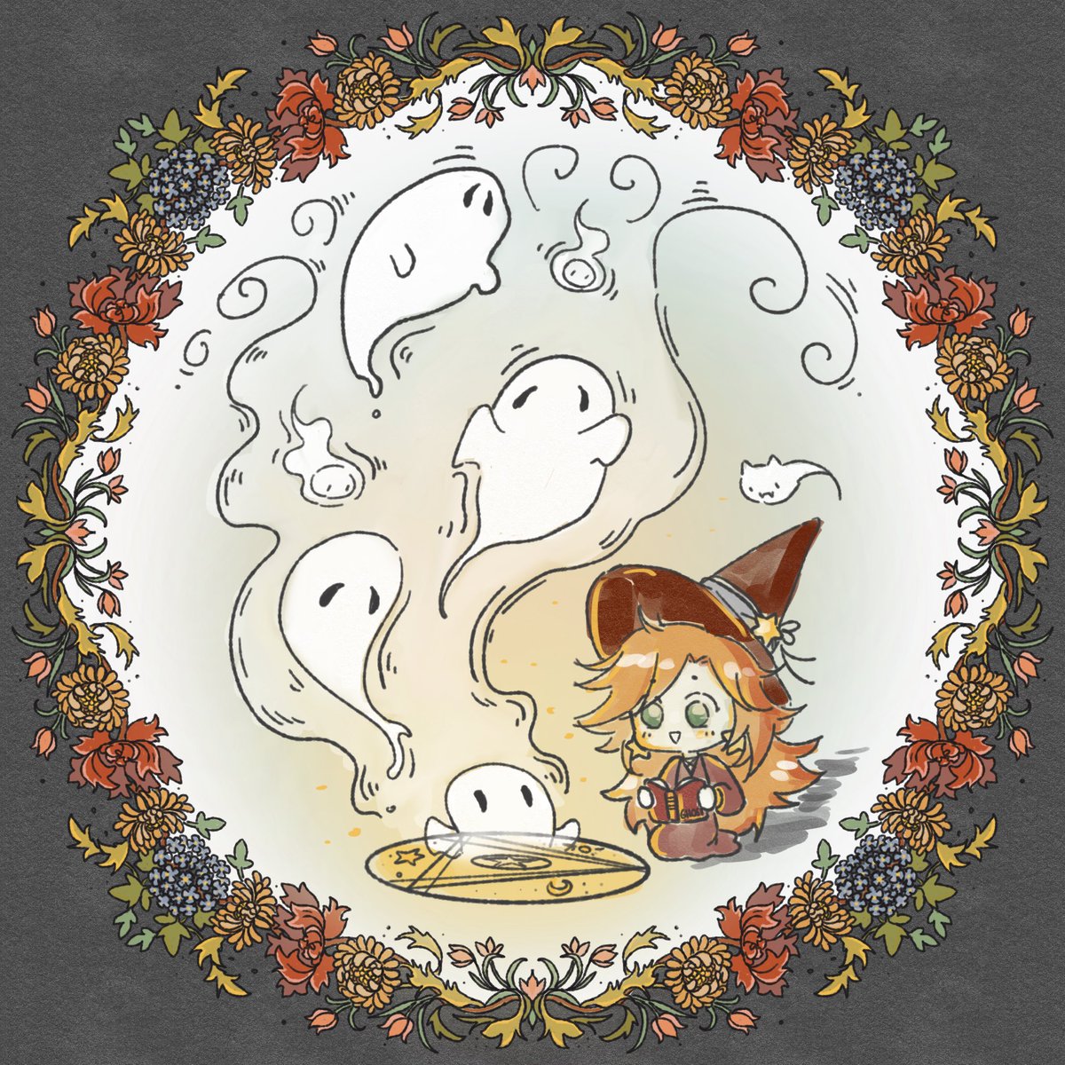 nicocs_art's tweet photo. First day challenge ghost 👻 

#halloween #challenge #attictober https://t.co/i4HyDLv6tU