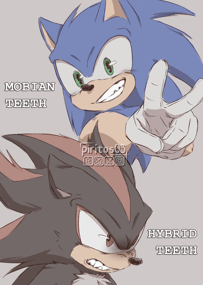 piritos03's tweet photo. #sonictober2026 
Day1 - Teeth https://t.co/dmabrKo2l2
