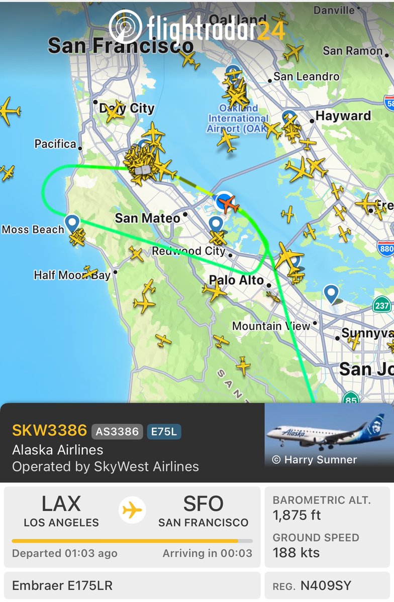 JayasriSNG's tweet photo. the pilot said, “let’s circle back” literally 😭

touched down in SF yesterday. happy to be back here &amp; happy october everyone✨ https://t.co/i0fv5KW4sO