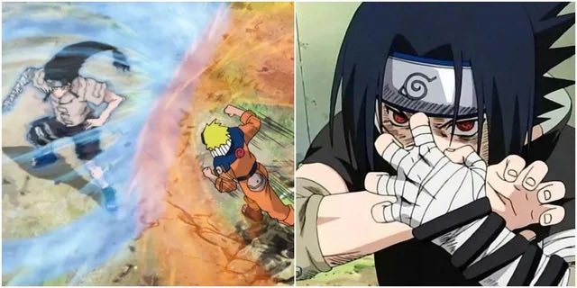 Larryjay41's tweet photo. Why people can’t accept that Naruto would beat sasuke in the Chunin exam if it wasn’t cancelled ? He beat neji and gaara who are both stronger than sasuke during the same day https://t.co/vqLofc7sn2