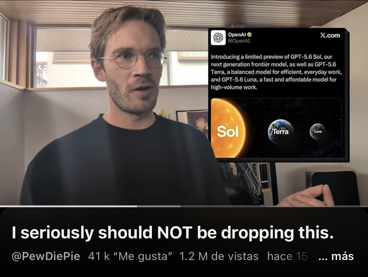 FaztTech's tweet photo. Hace unos meses, PewDiePie, que fue el youtuber más grande del mundo durante casi una década con videos de juegos y sin nada que ver con tech, se puso a vibecodear y armó Odysseus: su propio harness de IA, local y open source.

Y hoy lanza Ajax, un modelo de IA basado en Qwen 3.5 9B y afinado para ese harness. La idea: darle a tu agente un modelo que vive en tu PC y resuelve lo cotidiano (buscar, navegar, gestionar mails y calendario) sin mandar nada a un datacenter.

Para armar los datos de entrenamiento intentó destilar Sol de OpenAI, pero le banearon la cuenta dos veces.

Aún no está disponible. Sale el 3 de octubre a las 08:25 (hora de Japón).

Más info: https://t.co/bJmix14GJK