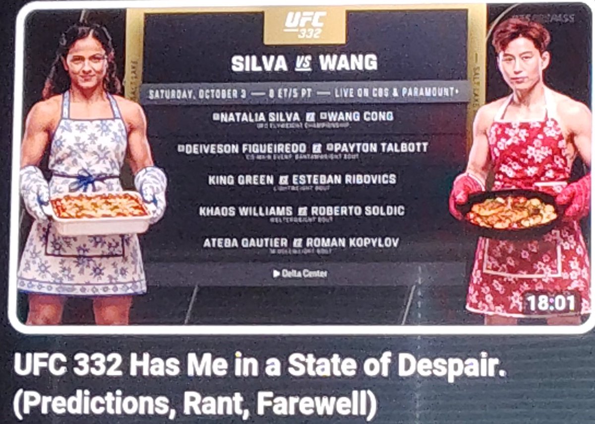 xxcjxx15's tweet photo. Ts corny bro the fight not being ppv card worthy don't warrant this they high level athletes, respect women. https://t.co/GY22Evg8bA