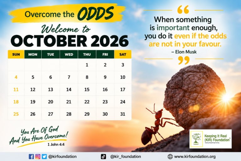 kirfoundation's tweet photo. 🌟 Welcome to October!
New month. New possibilities.
“When something is important enough, you do it even if the odds are not in your favour.” — Elon Musk
The odds may be tough. Keep going! 💪🏽
🐜 What will you overcome this October?
#October #WelcomeOctober #OvercomeTheOdds https://t.co/y9JFJuz0bl
