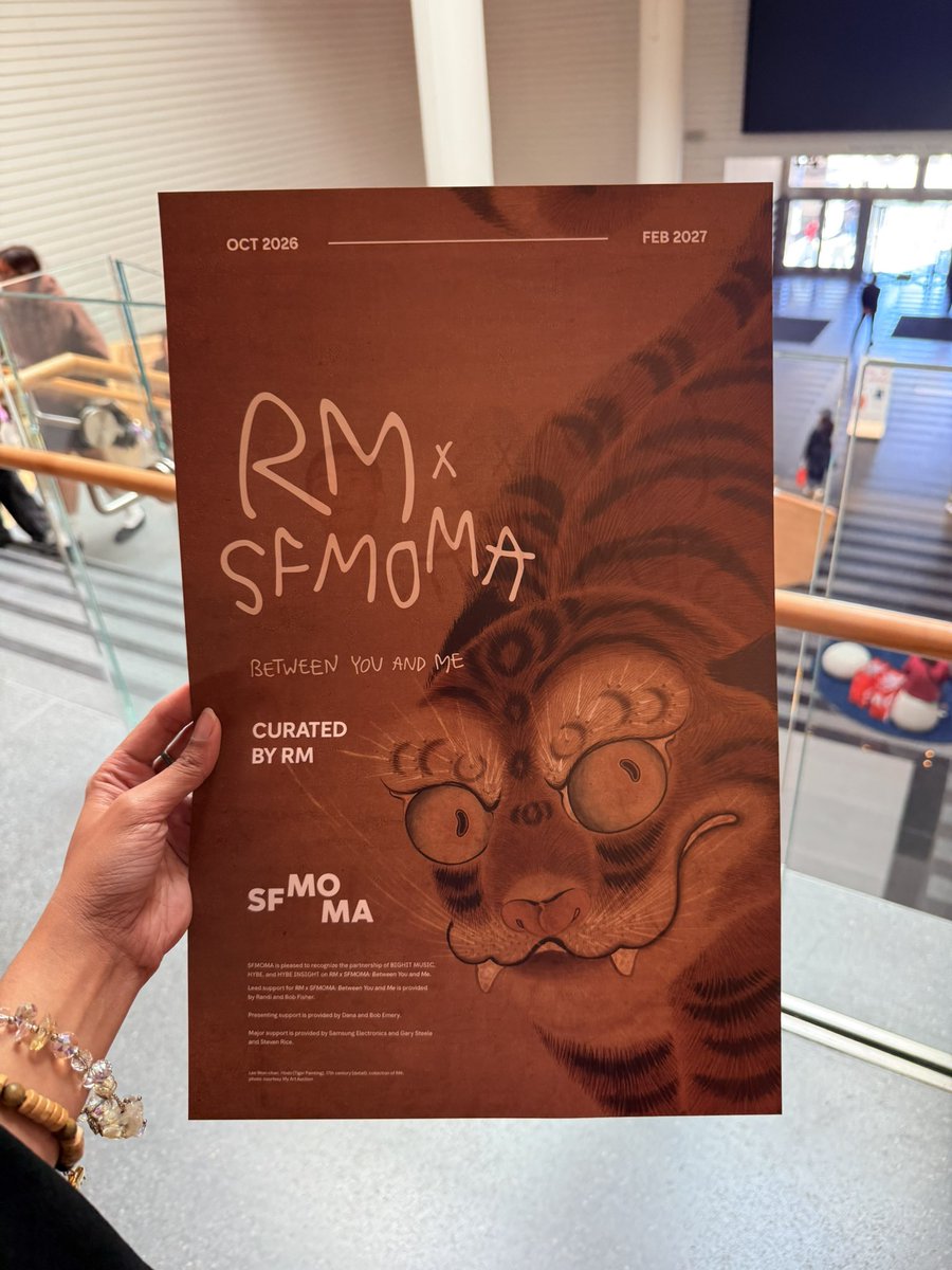 berryluckycharm's tweet photo. exclusive double-sided poster for sfmoma members 💙

RM X SFMOMA
CURATED BY RM
#RMxSFMOMA
#ArtThatStaysWithYou https://t.co/w7ps5HPDFW