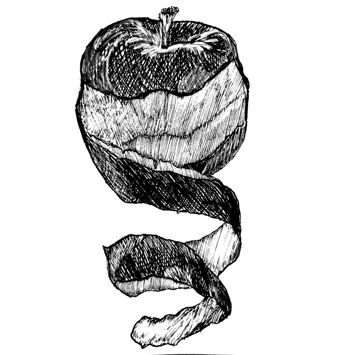 para_be11um_'s tweet photo. Day 1 - Apple 

#InkTober2026 https://t.co/ROYmmSrtB0