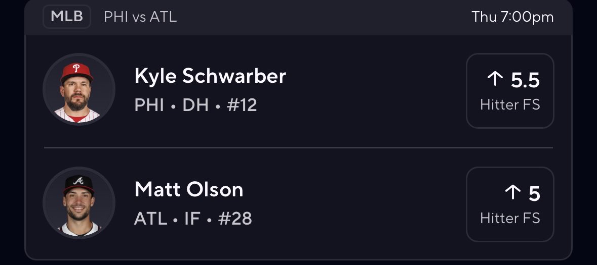 Siquefwm's tweet photo. Sum light they both might go yard tbh🔥

Trusting the big dawgs🙏

Show love for more!

#kalshi #Gambling𝕏 #baseball #mlb #prizepicks https://t.co/vDcpuDykio