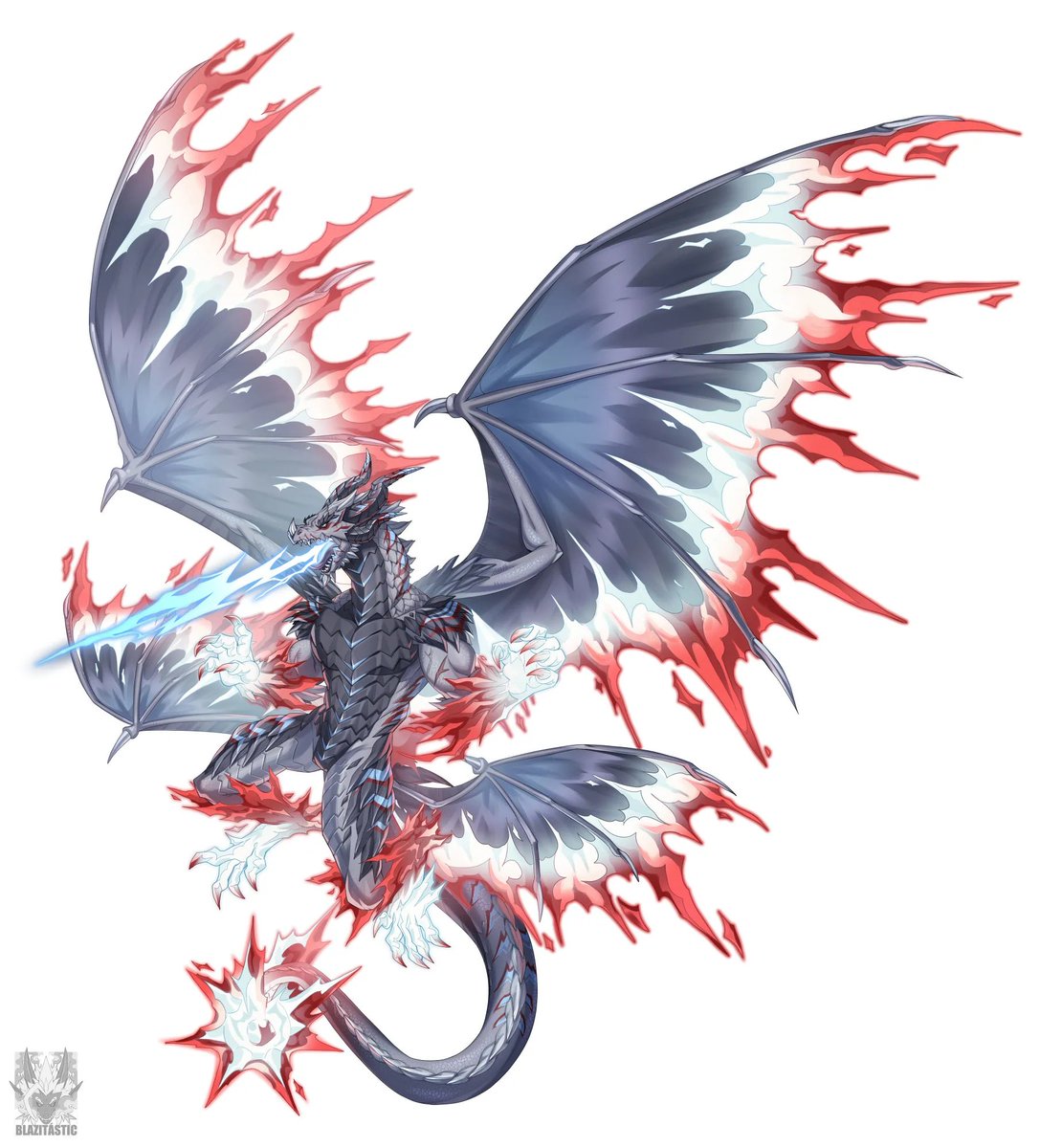 Blazitastic's tweet photo. Commission made for Kronos! Alternative form of his character. I rarely have the change of drawing cool dragons, so working on this was a delight!
#dragon #commission #art #artwork #fantasyart #dnd #dndoc #originalcharacter https://t.co/tICDtVVNPq