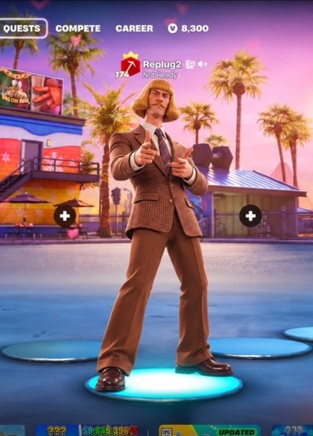 DaBunnyOFFICIAL's tweet photo. They just added Jean Phil to Fortnite and the price is absolutely dumping https://t.co/uBRdrMR04B