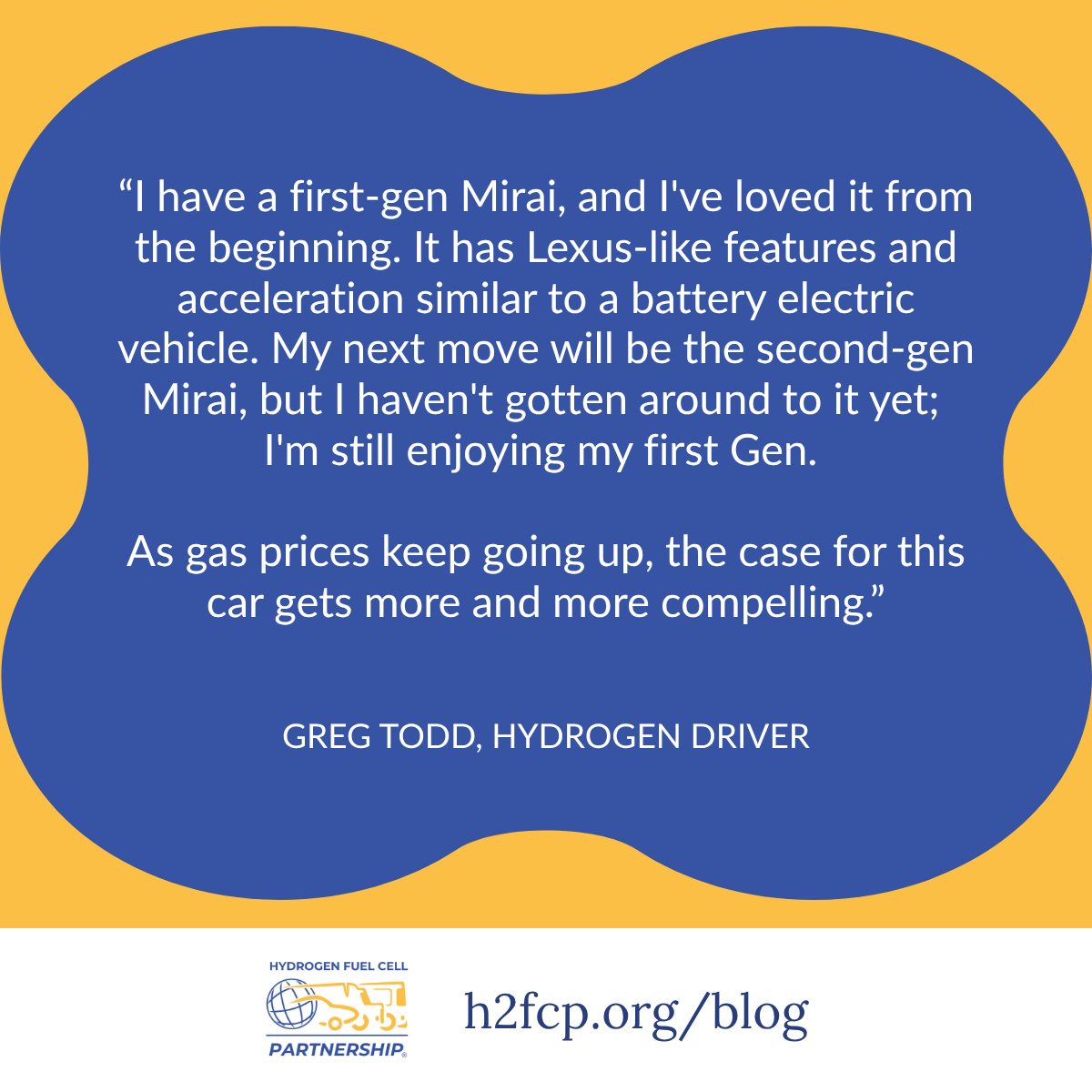 CaFCP's tweet photo. Why do drivers choose #hydrogen? The reasons are practical, according to the U.S. Department of Energy's Alternative Fuels Data Center: fill up in less than five minutes, get more than 300 miles of range, and produce zero tailpipe emissions.

The vehicles on the road back that up. Toyota's 2026 Mirai has an EPA-estimated range of 402 miles and comes with up to $15,000 in complimentary hydrogen, an eight-year/100,000-mile warranty on fuel cell components, and 21 days of complimentary rental car use during the first three years.

Honda's CR-V e:FCEV, America's first production plug-in hydrogen fuel cell vehicle, combines a U.S.-made fuel cell module with plug-in charging for around-town driving and hydrogen for longer trips. It has a 270-mile EPA-estimated range and a fuel card worth up to $15,000 over a three-year lease. Hyundai's second-generation NEXO refuels in about five minutes and delivers up to 826 km (about 513 miles) of range on Europe's WLTP test cycle: https://t.co/rj82E03uac
