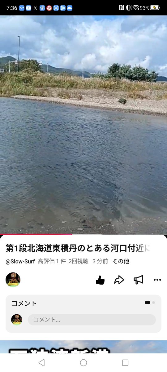 mitemitetotoro's tweet photo. 第1段北海道東積丹のとある河口付近
アキアジは来て居るのか😺
残念ながら、アキアジの姿は
見られませんでした🐻
本日、ユーチューブで動画を配信
しました、興味深い人は動画を
見て下さいね😺
次回は第2段として東積丹の
別の川の様子を配信予定です🐻
同じ東積丹でも違うカモ🤔😺🐻 https://t.co/BomugUlvu4
