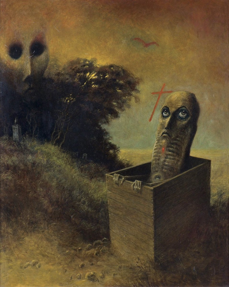 windcomb's tweet photo. Beksinski genuinely painted Tung Tung what the actual fuck https://t.co/qfgV1NVTQo