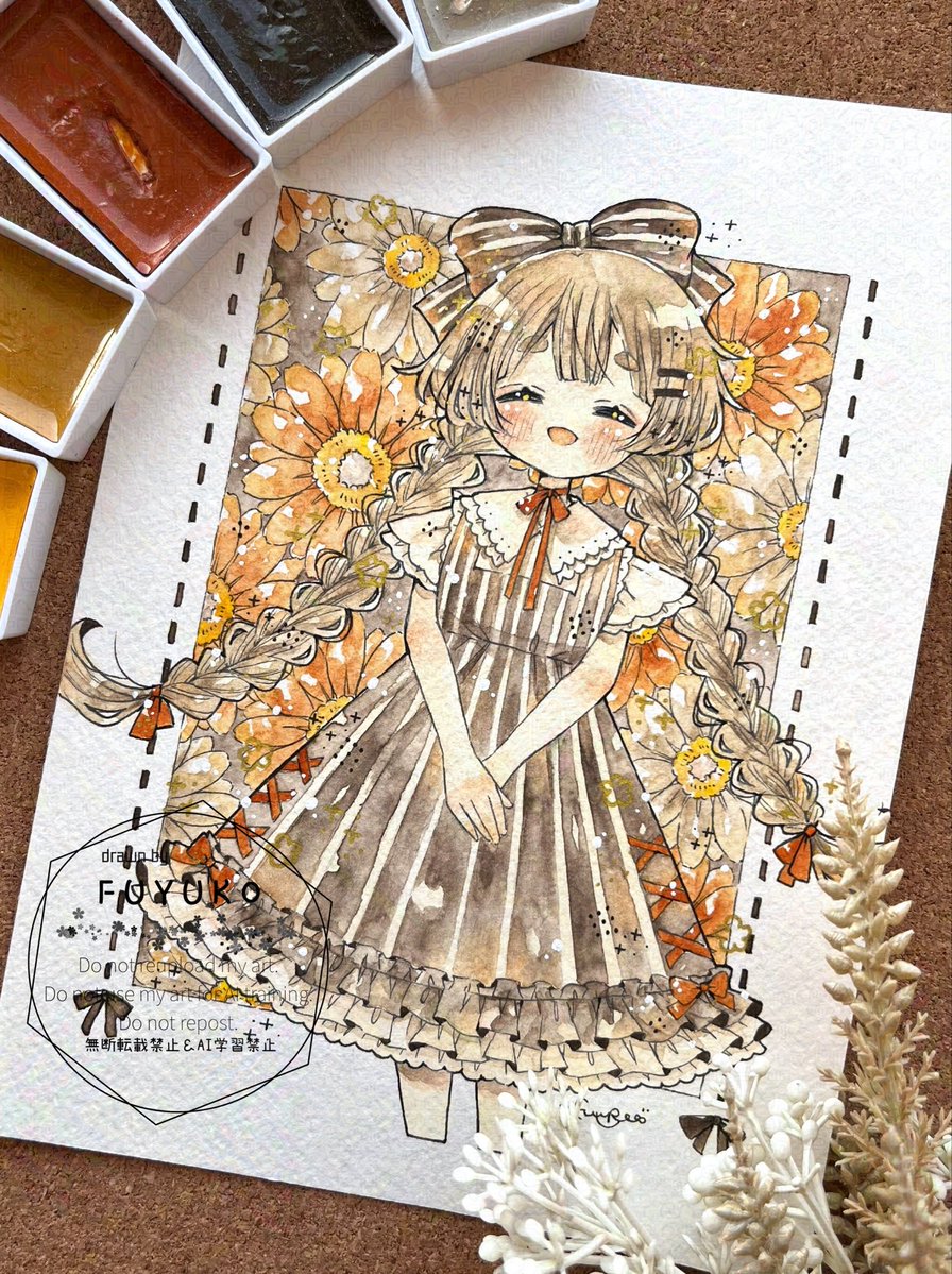 fffuyuko's tweet photo. 秋色ガーベラ🌼

#個展_あなたと探すたからもの https://t.co/nnjwElc564