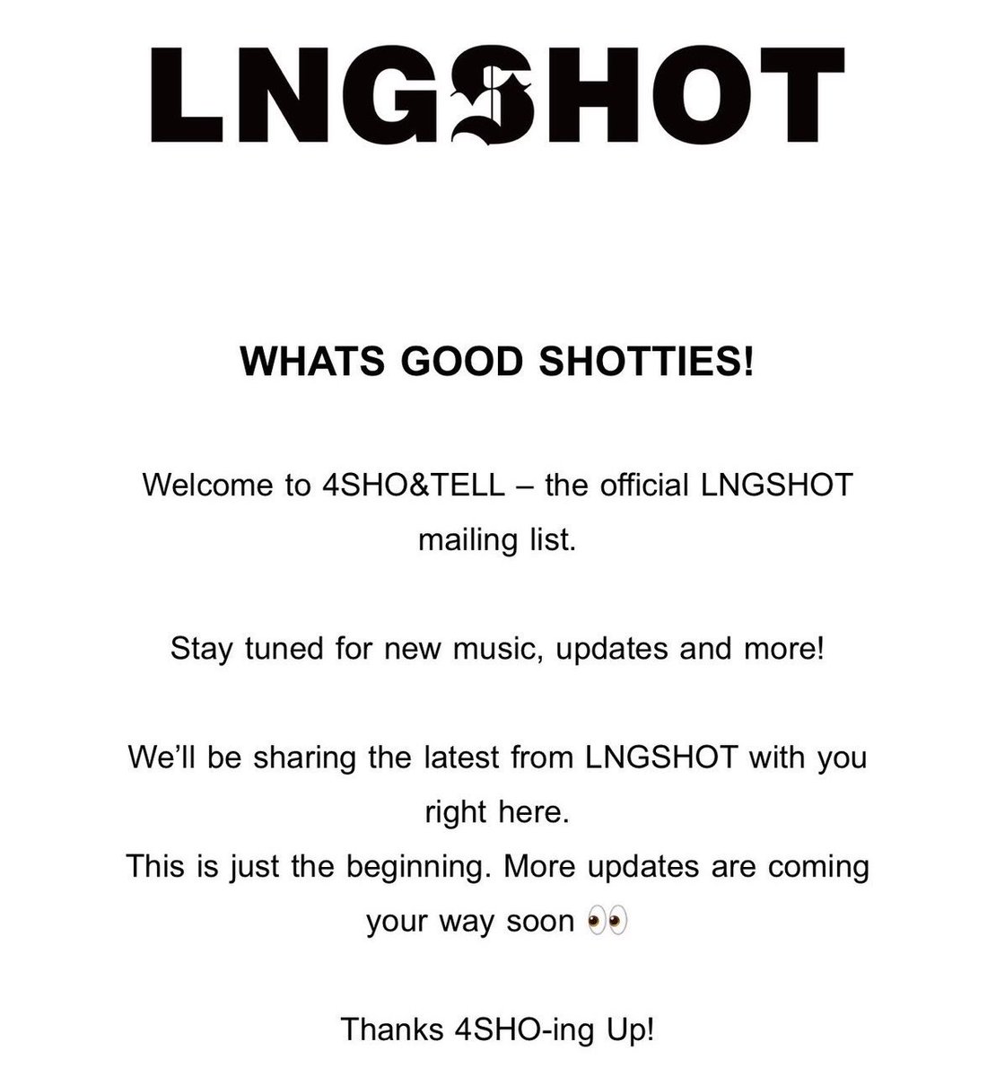 terjemahinRYUL's tweet photo. 4SHO&amp;TELL ✉️

🔗 https://t.co/4K8zA1H7L1

#롱샷 #LNGSHOT https://t.co/2xnr8Zgz0A