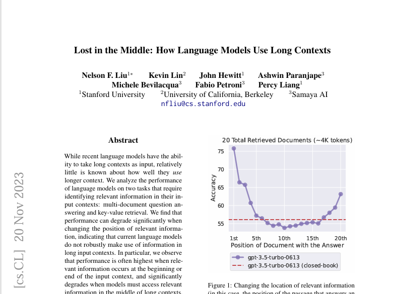 JennieTechWorld's tweet photo. the thing nobody explains well about context windows: bigger isn't the same as better. a model can technically hold a million tokens and still "forget" what mattered if the important stuff gets buried in the middle, there's actual research showing models pay more attention to the start and end of a long context than the middle. 

so the real skill in using these tools well it's being deliberate about what goes where. kind of like how he ignores the expensive cat tree but loses his mind over a cardboard box, placement matters more than size 🐈‍⬛