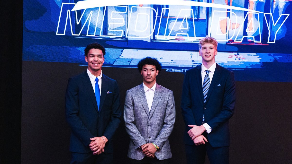 BluejayMBB's tweet photo. Big East Media Day ☑️

#GoJays https://t.co/qxGiwMOtoZ