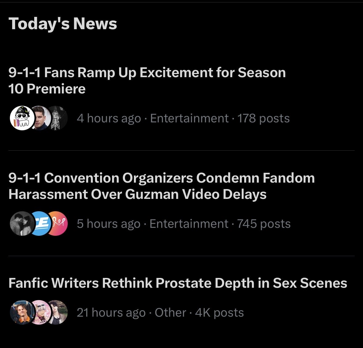 go4thetitle's tweet photo. Ah, all of the important news of the day. https://t.co/Vg0YJkKQuP