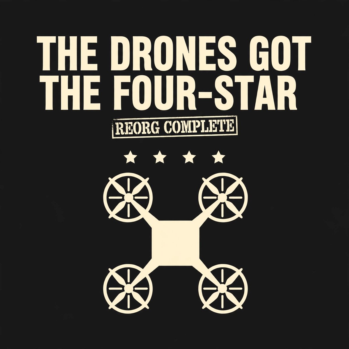 dstrausser83's tweet photo. Pentagon org chart just updated. The drones made four-star. ๐ค #AutonomousWarfareCommand #StateOfTheForce https://t.co/7xnyXUfymn